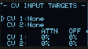 cv input targets