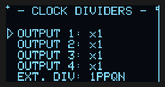 clock dividers